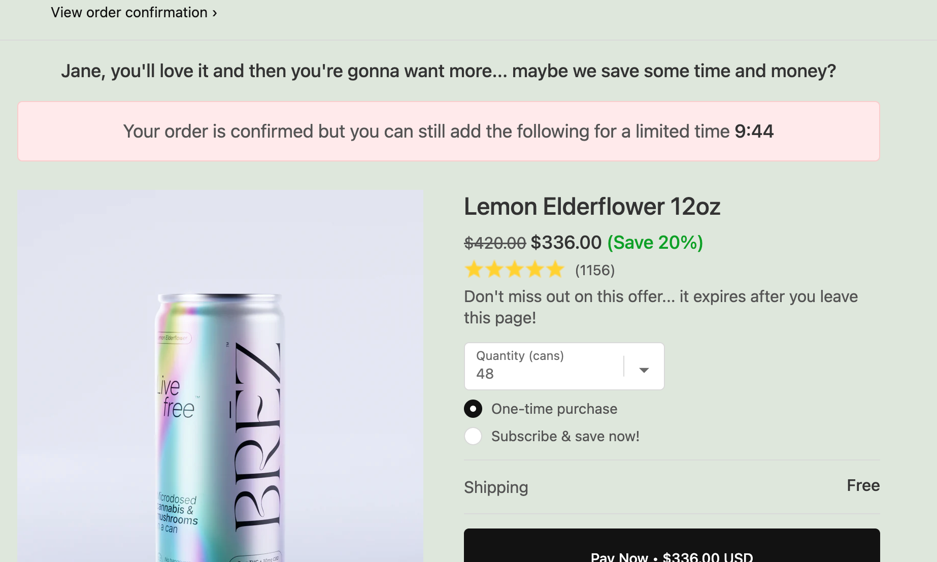BREZ Post Purchase Upsell