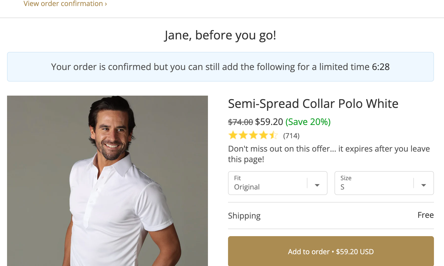 Collars & Co Post Purchase Upsell