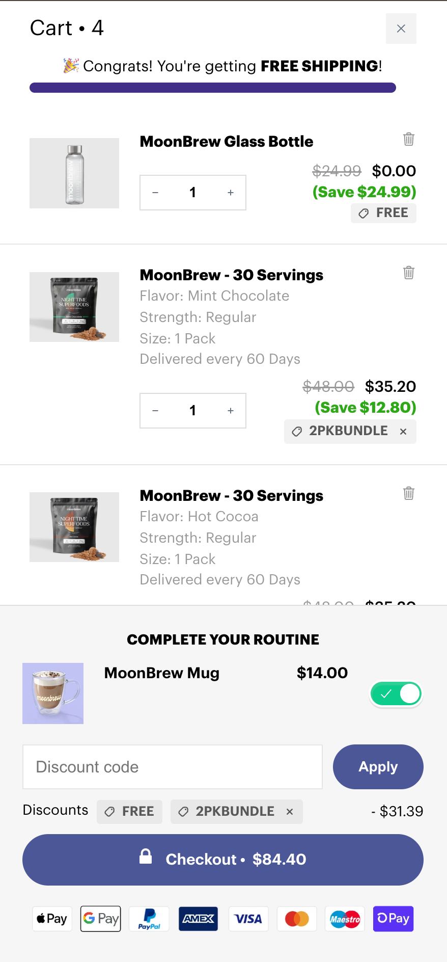 Moonbrew Cart