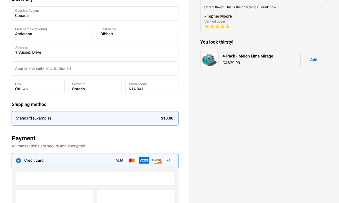 Splash Checkout