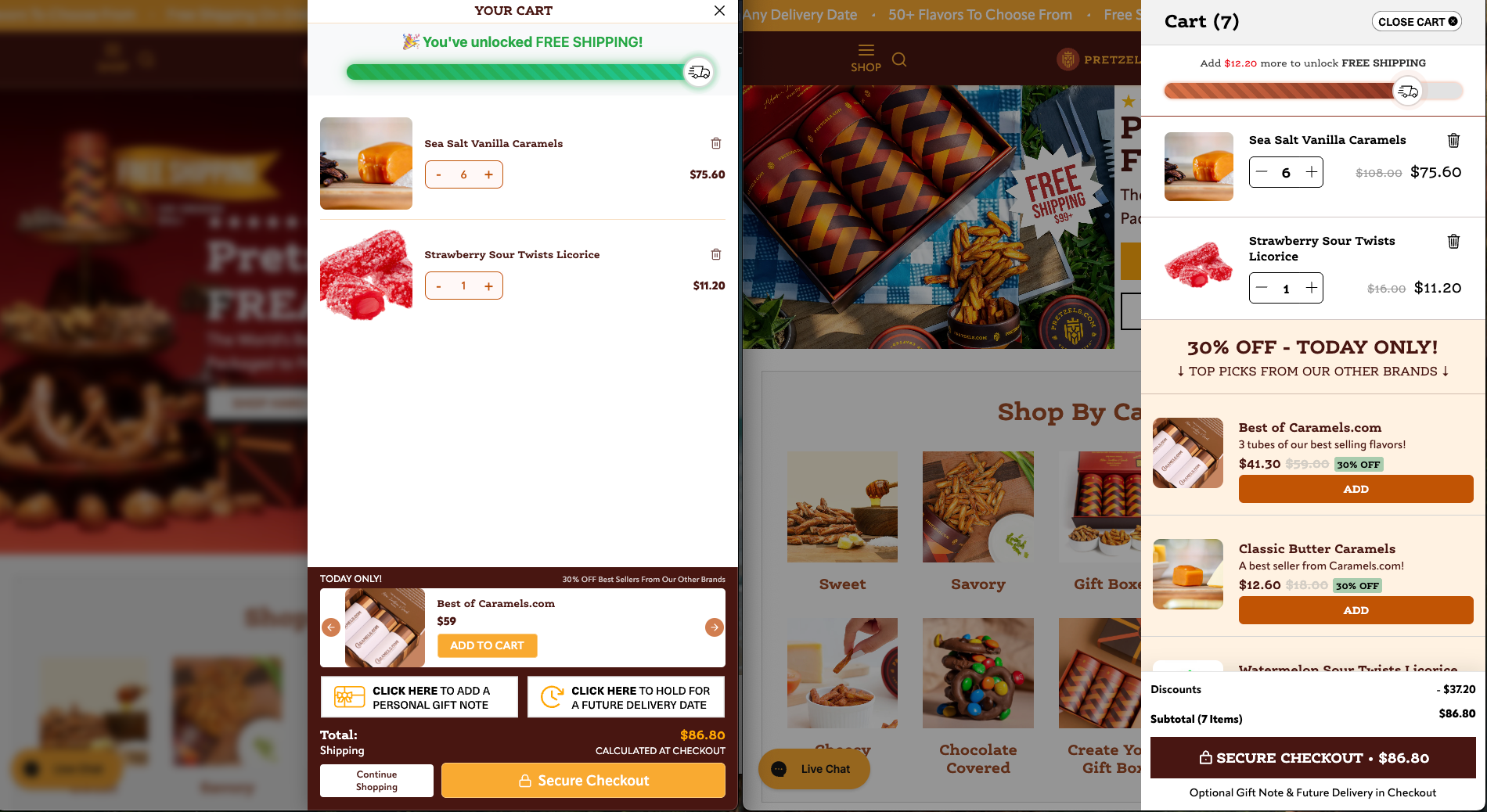 Pretzels Cart