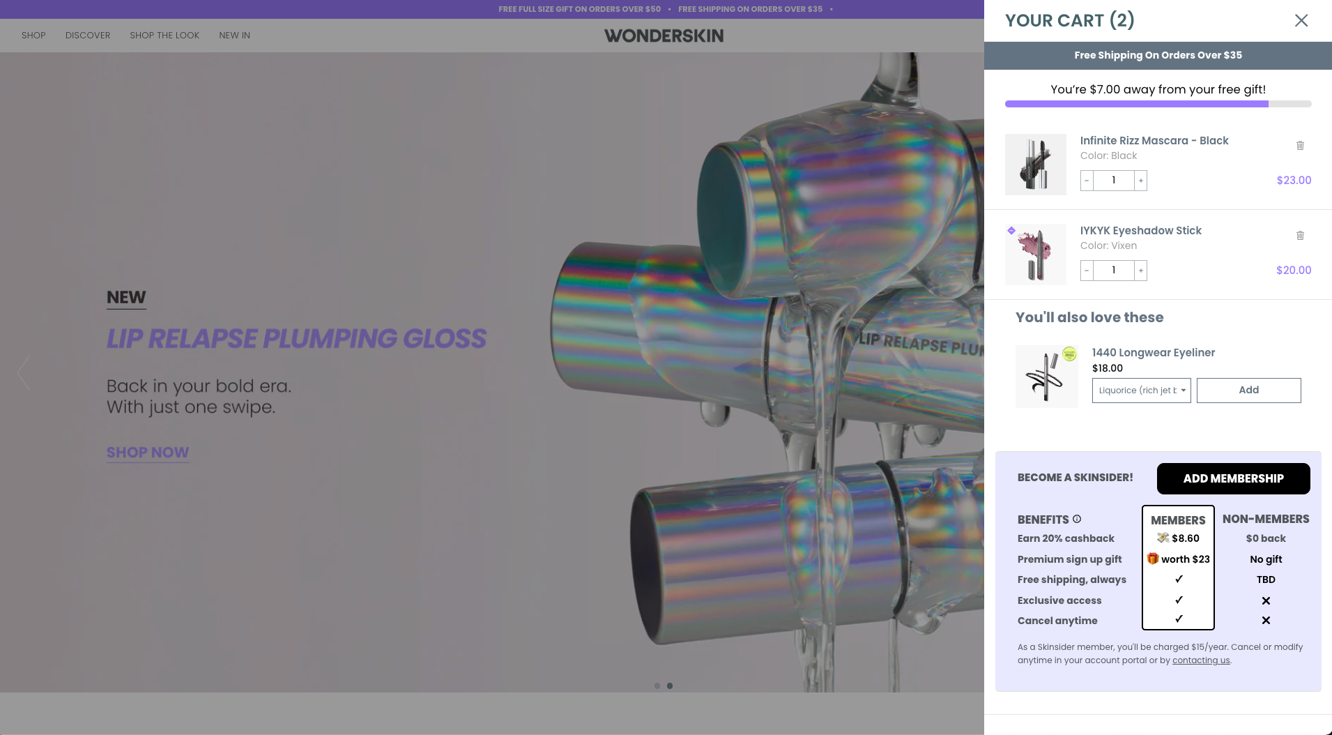 Wonderskin Cart