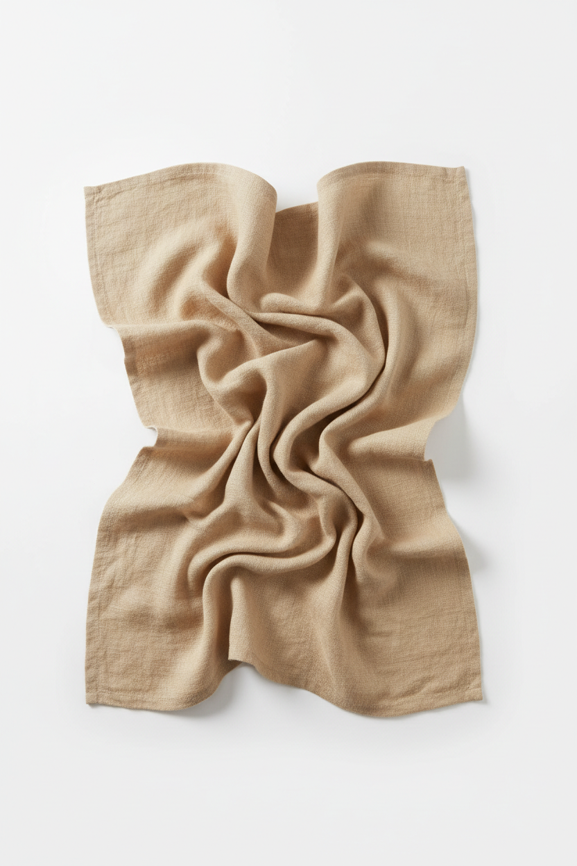 Haven & Co. Linen Throw hero PDP shot on white background
