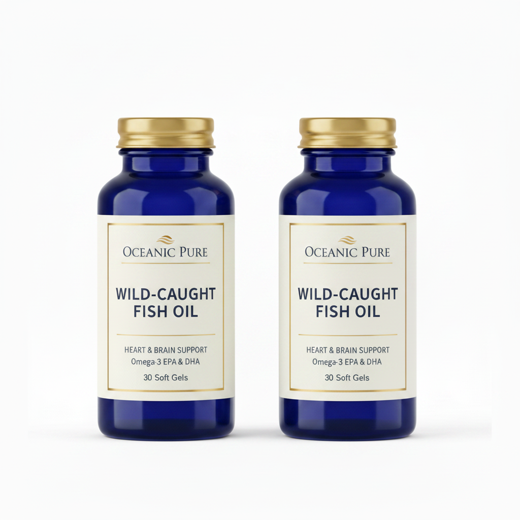 Oceanic Pure – Wild Caught Fish Oil – Buy 1 Get 1 Free 🎁